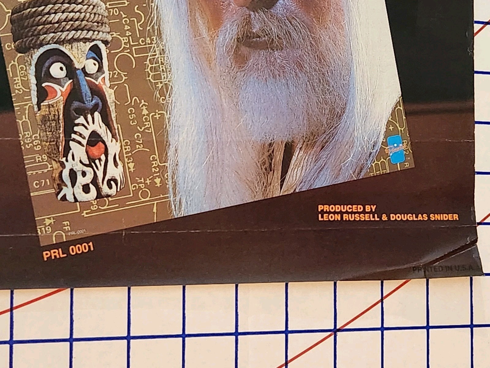 Poster 1984 Leon Russell Solid State Original Vintage