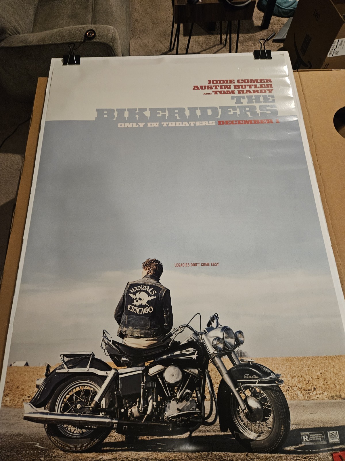 The Bikeriders Original US Movie Poster Austin Butler Tom Hardy 27×40