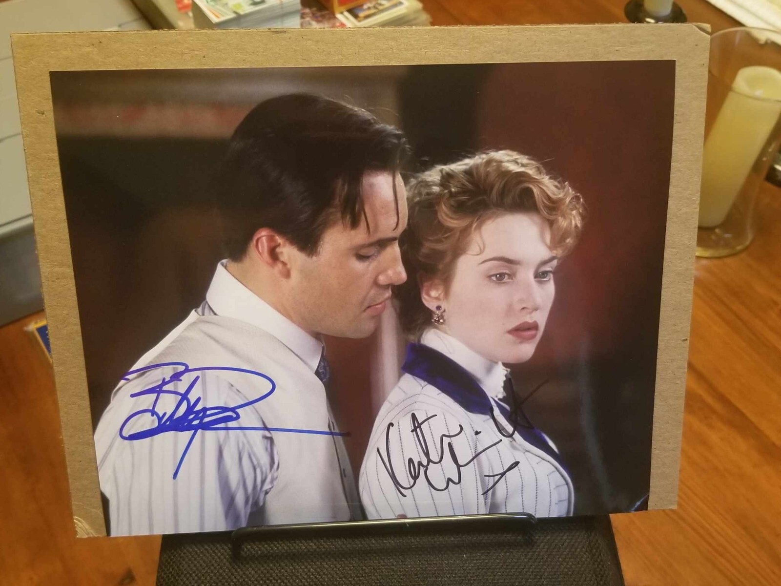 Titanic 2x Signed 8 x 10 Photograph with COA (Kate Winslet, Billy Zane)