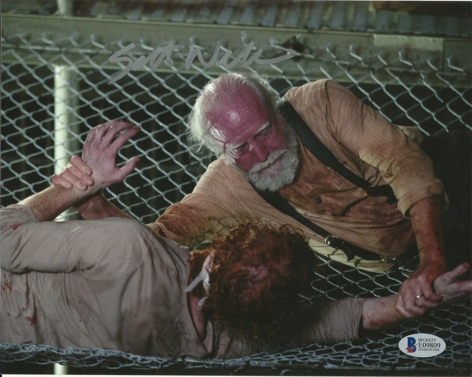 Scott Wilson (Hershel) The Walking Dead Signed Auto BAS Authenticated 8×10 Photo