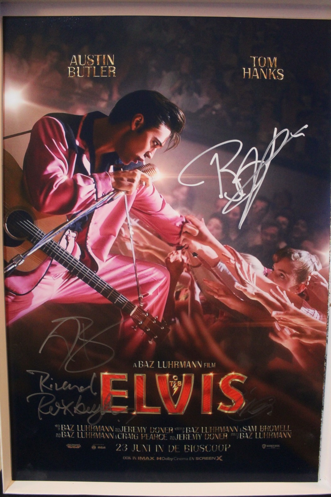 13×19 Signed Poster – Elvis – Austin Butler, Richard Roxburgh, Olivia +COA