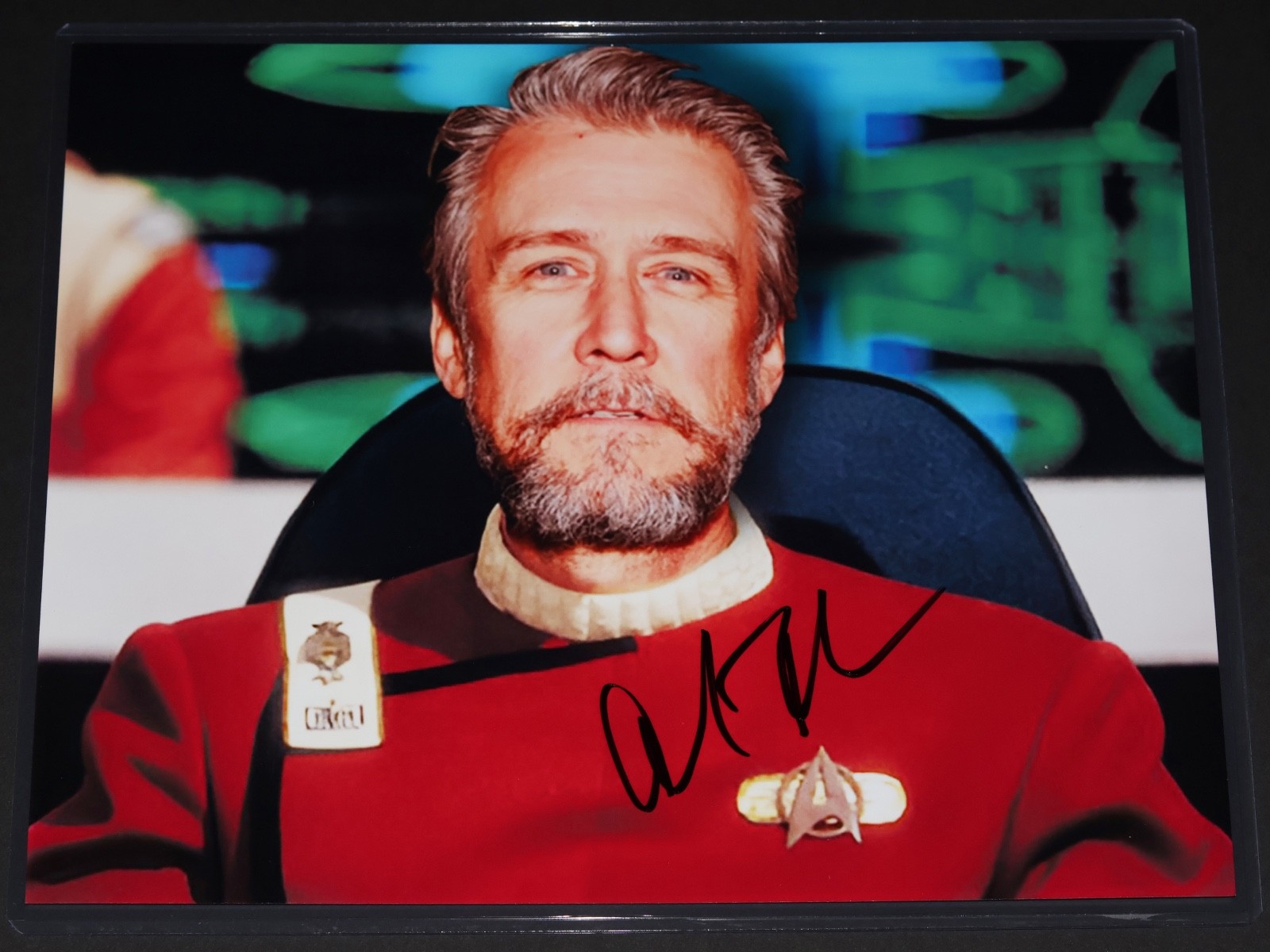 ALAN RUCK Hand Signed 8X10 PHOTO Star Trek Generations John Harriman autograph