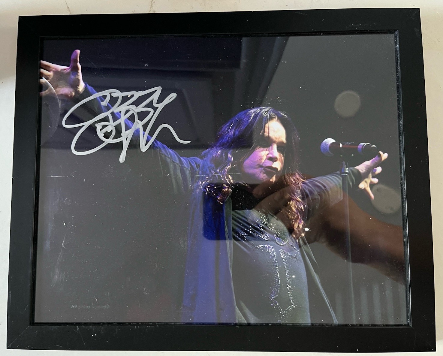 Ozzy Osbourne signed autographed photo 8×10 framed