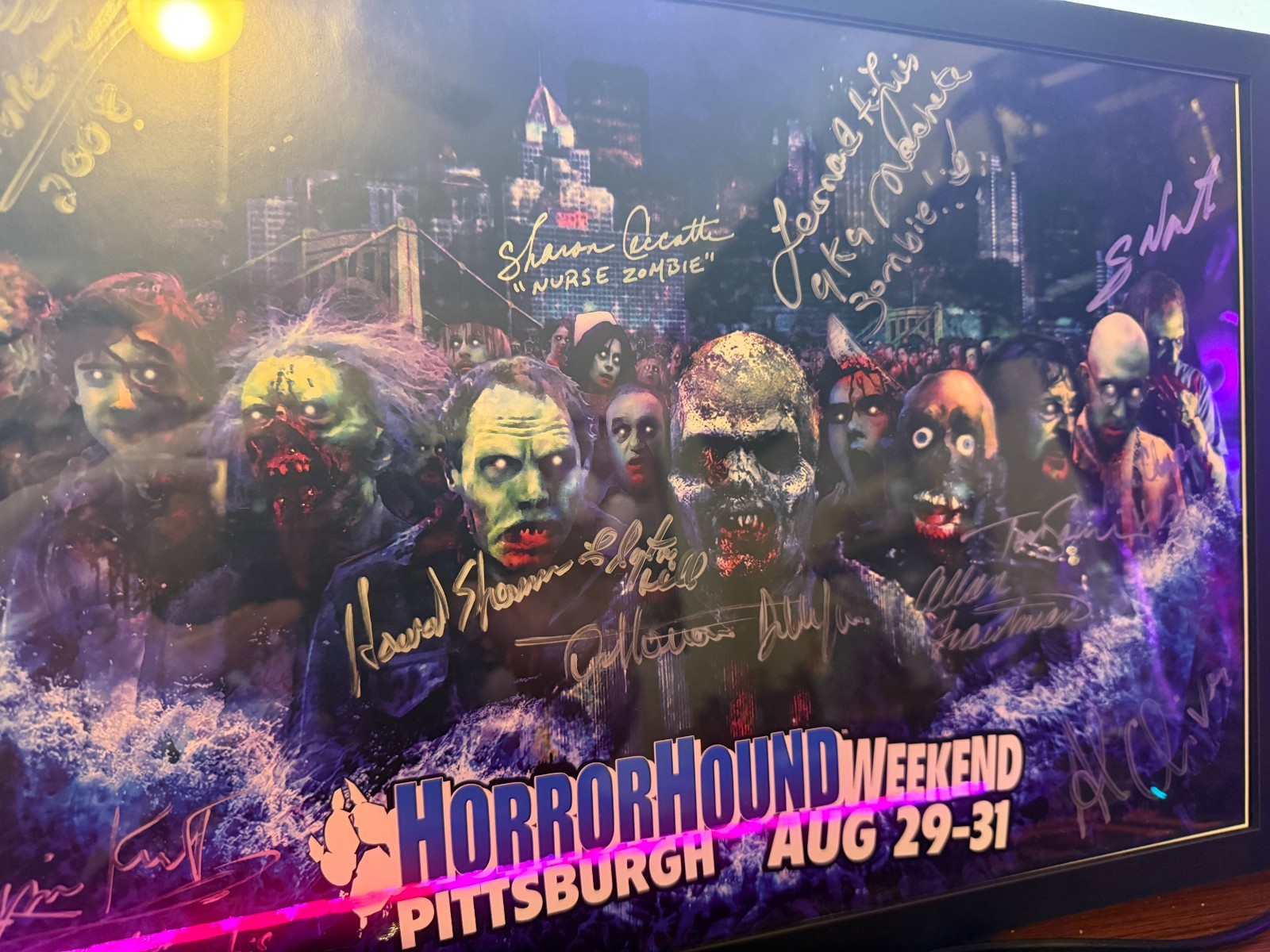 Dawn of the Dead – Zombie 1979 – Day of the Dead – 12 Autographs Total