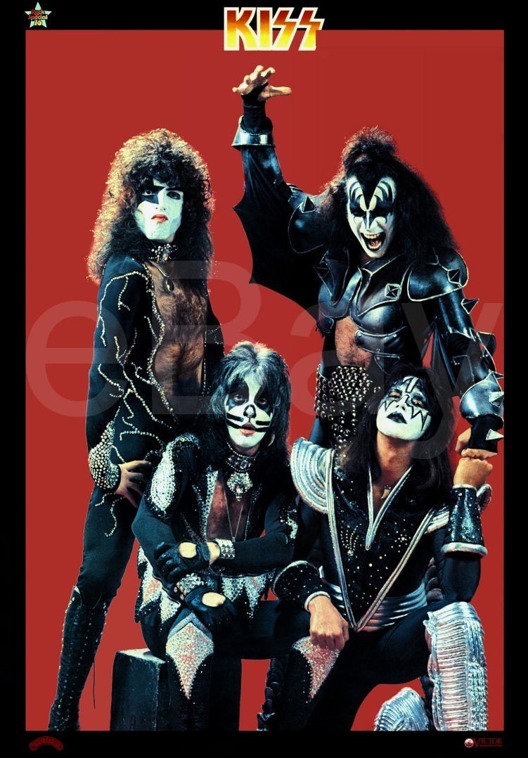 KISS Japan Rock Special 76 22 x 32 VICTOR CUSTOM Poster – Destroyer Love Gun