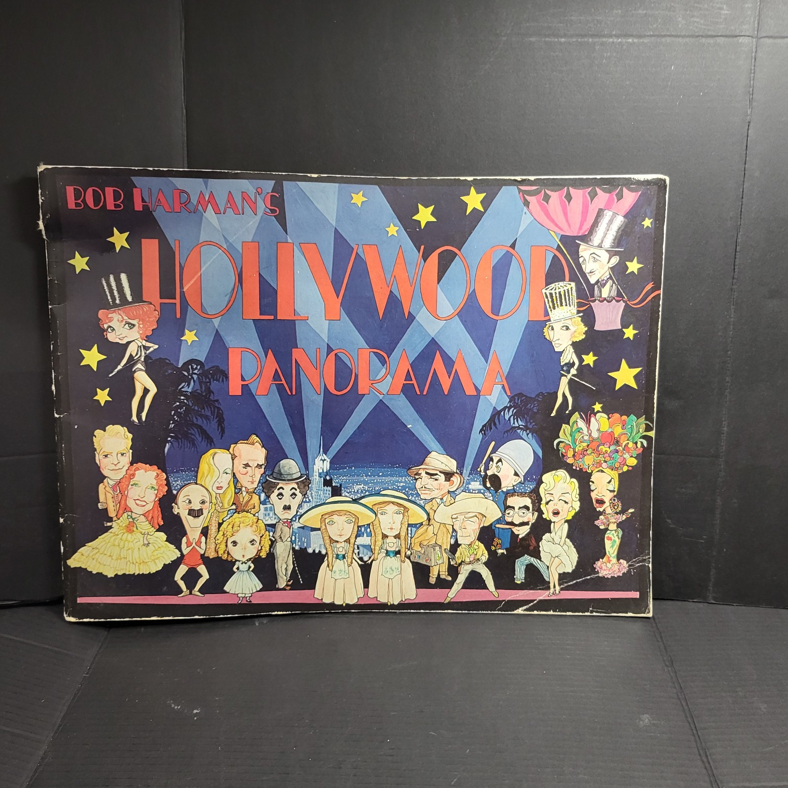 Bob Harman’s Hollywood Panorama 1971 First Edition Book Golden Age Movie Stars