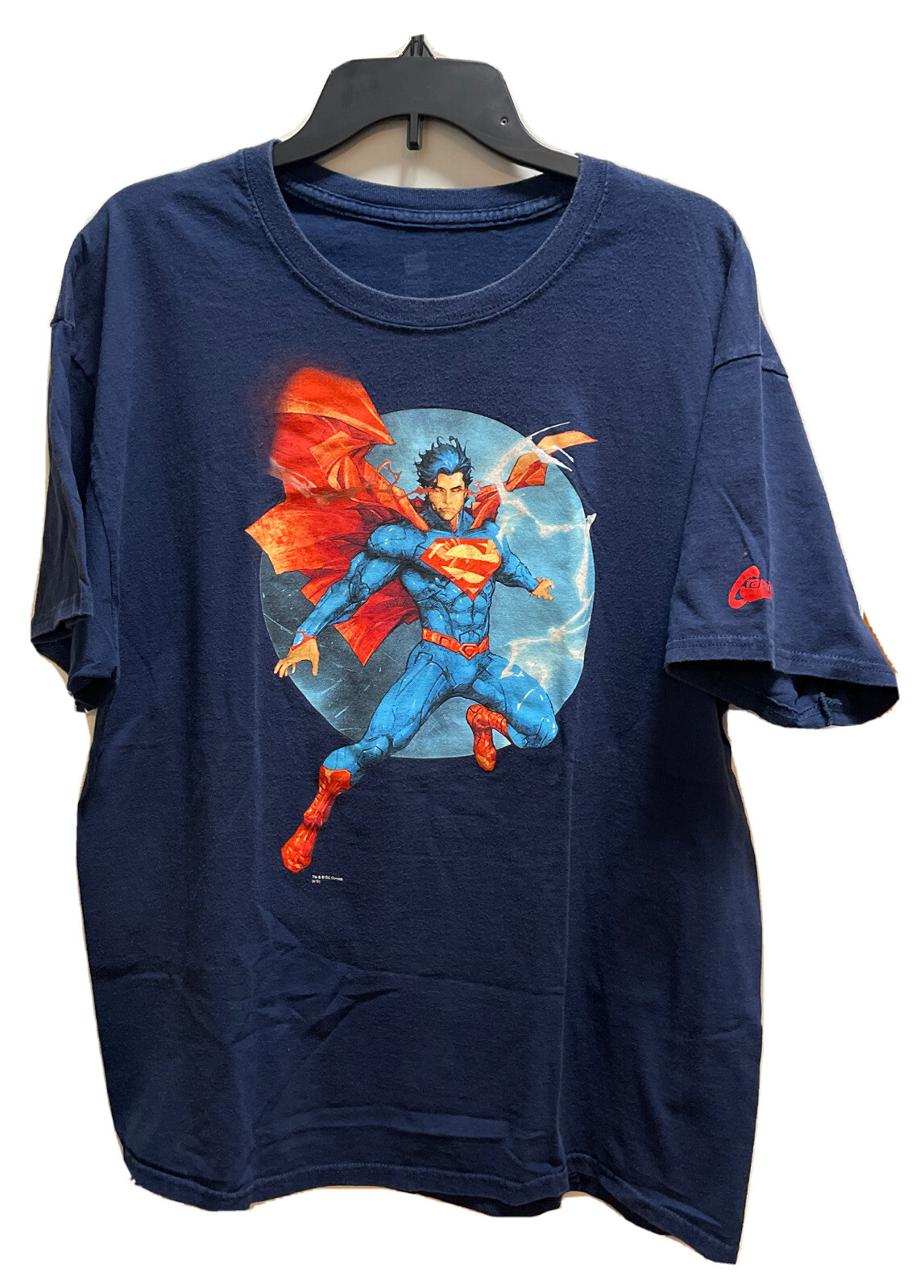 SUPERMAN SHORT SLEEVE CREW NECK T SHIRT SIZE LARGE^*^