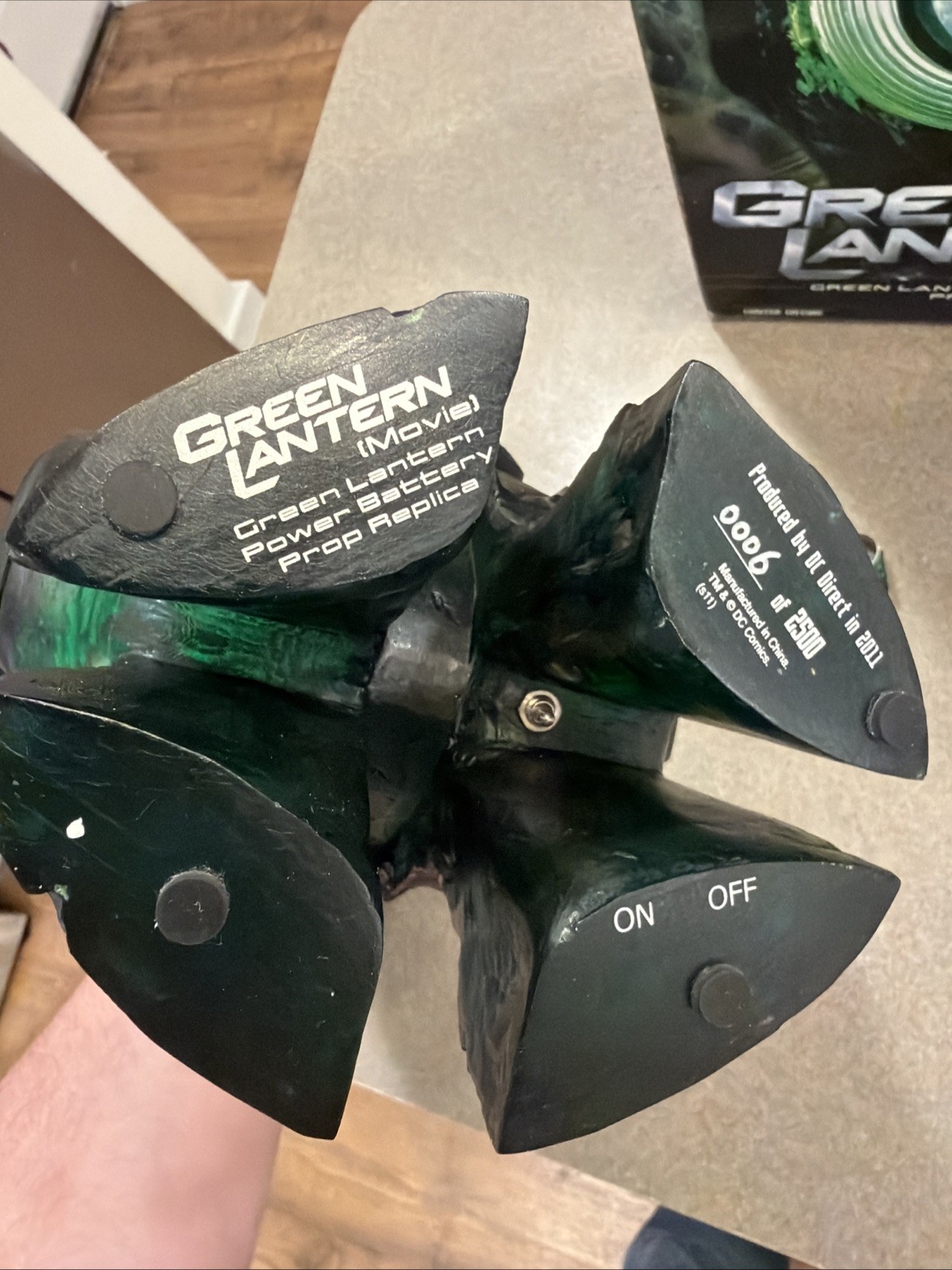 Green Lantern Replica Movie Power Battery DC DIRECT RARE #6 Of 2500! Read Desc!