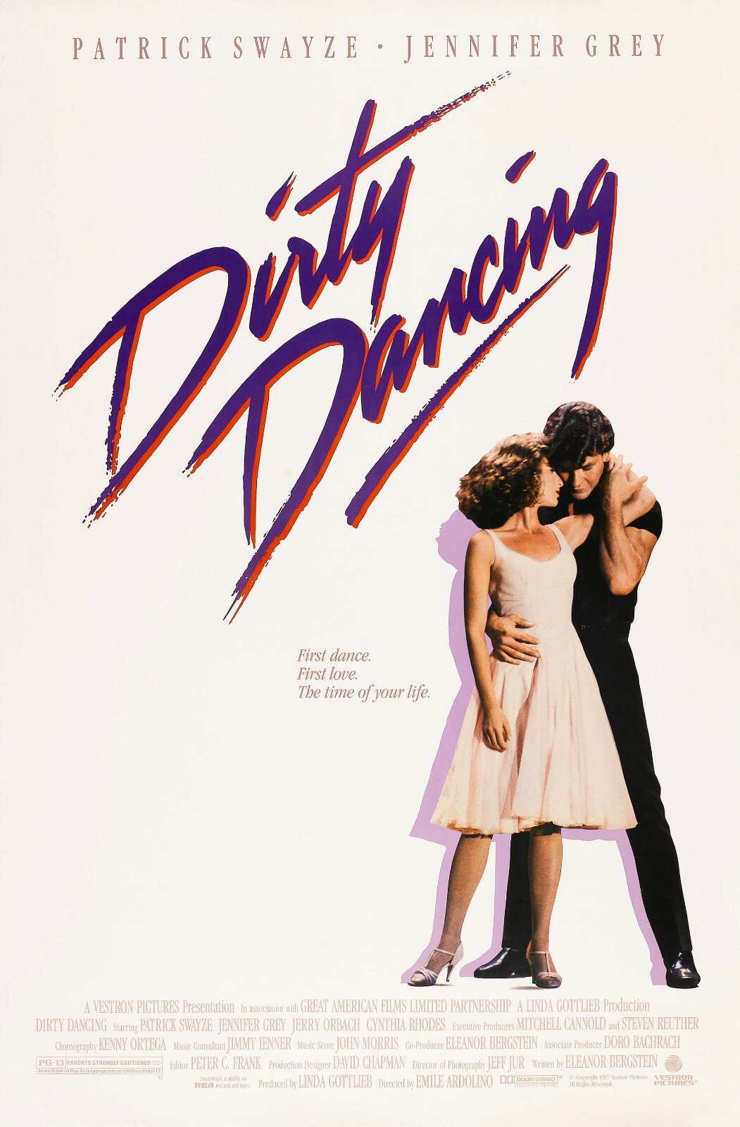 DIRTY DANCING (1987) ORIGINAL MOVIE POSTER – ROLLED