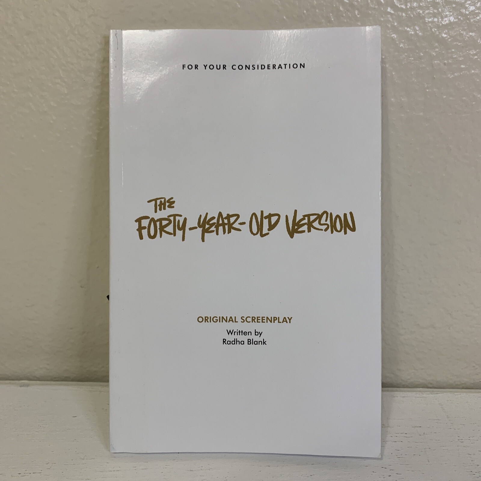 The Forty-Year-Old Version Screenplay Paperback Book Written By Radha Blank…
