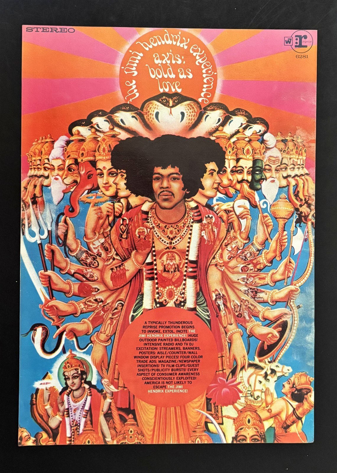 Jimi Hendrix Experience Axis Bold As Love 1968 Short Print Poster Type Ad Advert