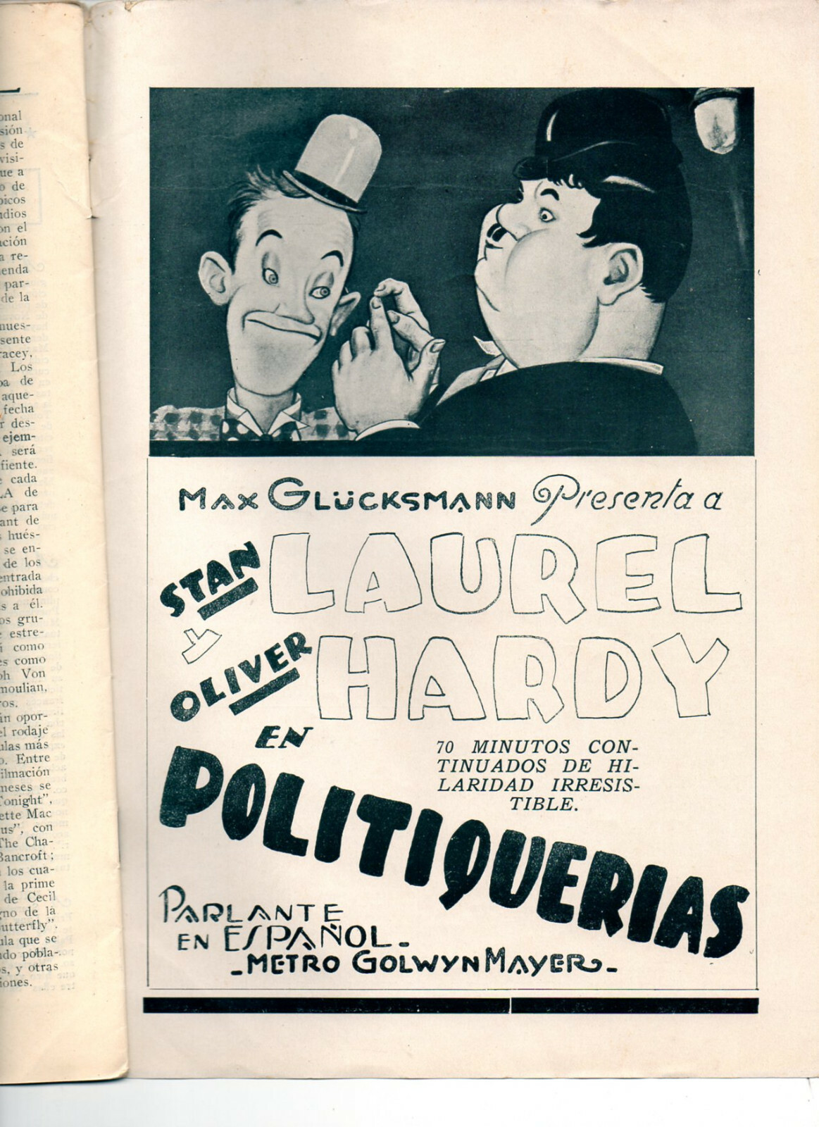 BILLIE DOVE on cover of PELICULA July 1932 URUGUAY Magazine #13 RARE