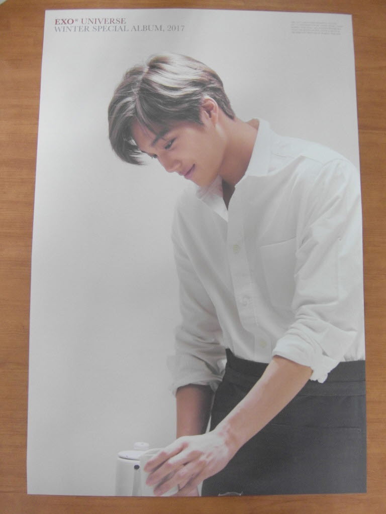 EXO 2017 Winter Special Universe (Kai Ver.) [OFFICIAL] POSTER K-POP *NEW*