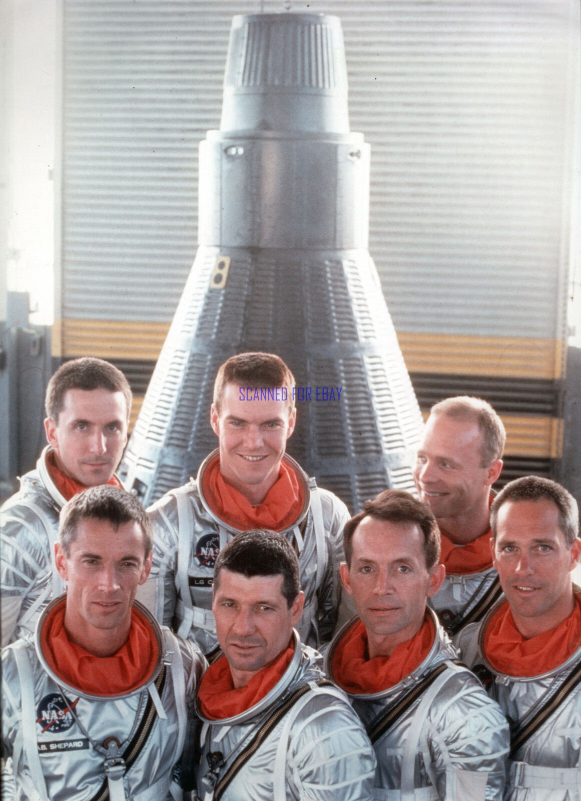 THE RIGHT STUFF GREAT FULL CAST PHOTO OF MERCURY 7 ASTRONAUTS