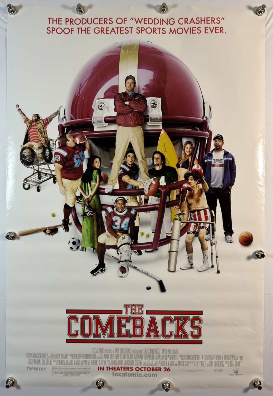 The Comebacks (2007) – Original Movie Poster – 27 x 40 – Rolled DS