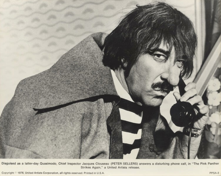 The Pink Panther Strikes Again Peter Sellers Quasimodo Disguise Original Photo