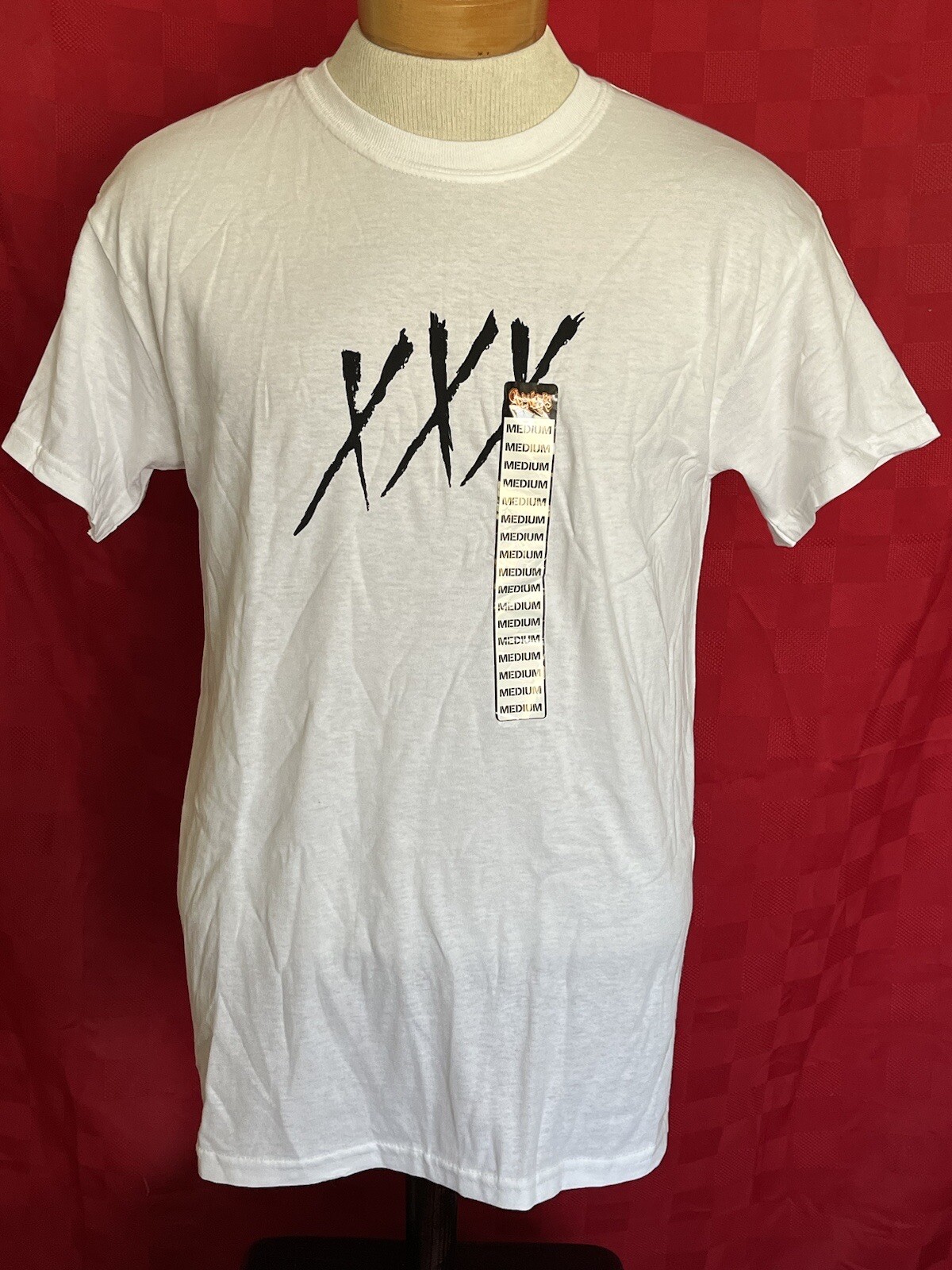 Authentic NEW XXXTENTACION XXX Hip Hop Shirt RIP Gone not forgotten Sz Medium