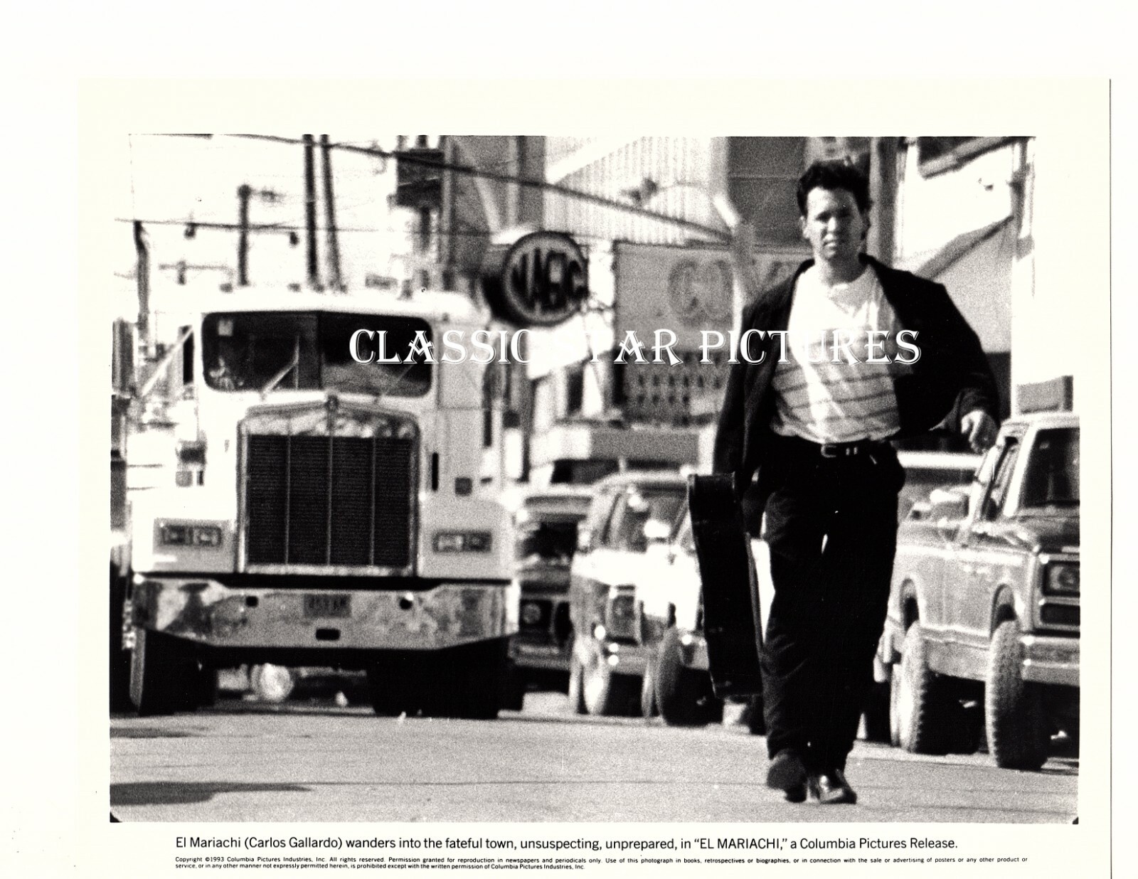 D844 Carlos Gallardo El Mariachi 1993 8 x 10 vintage photograph