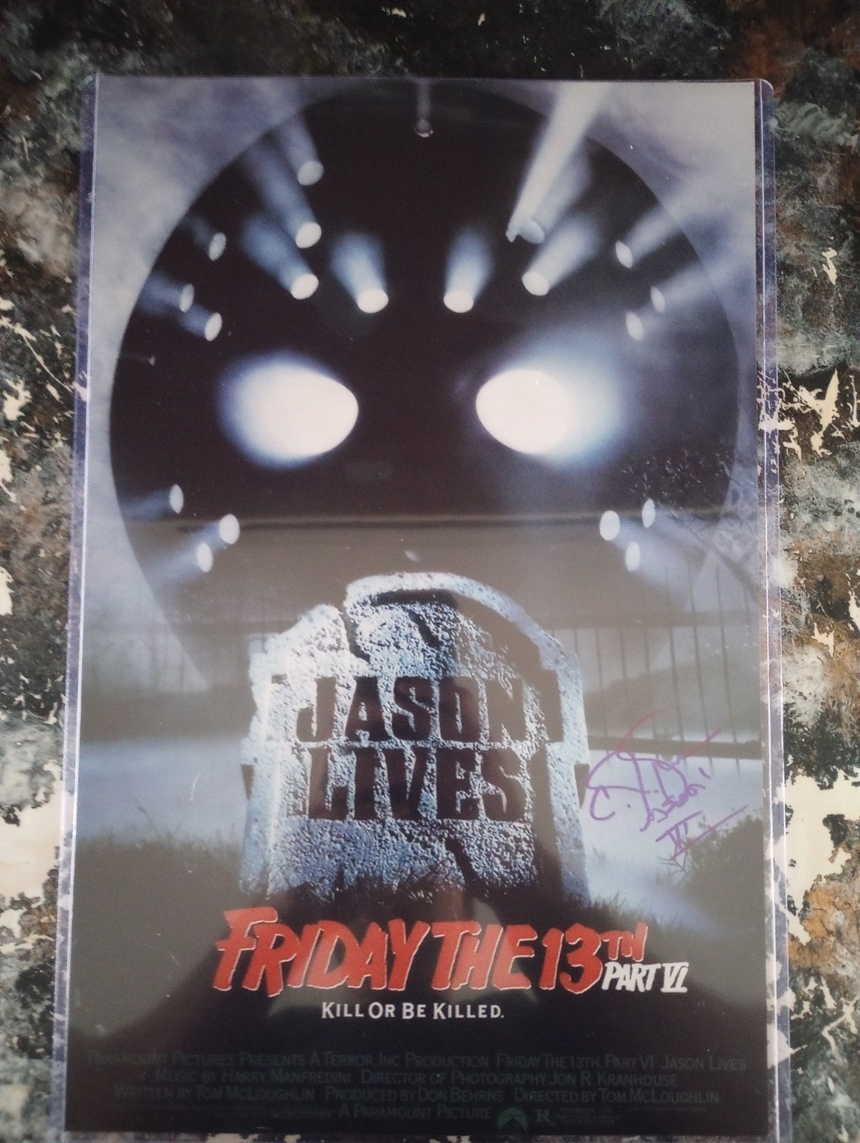 C.J. Graham Signed Friday The 13th 11×17 Poster Photo