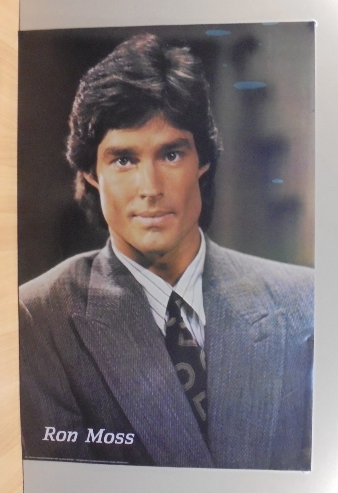 RON MOSS VTG GIANT POSTER 24” X 36” 1990