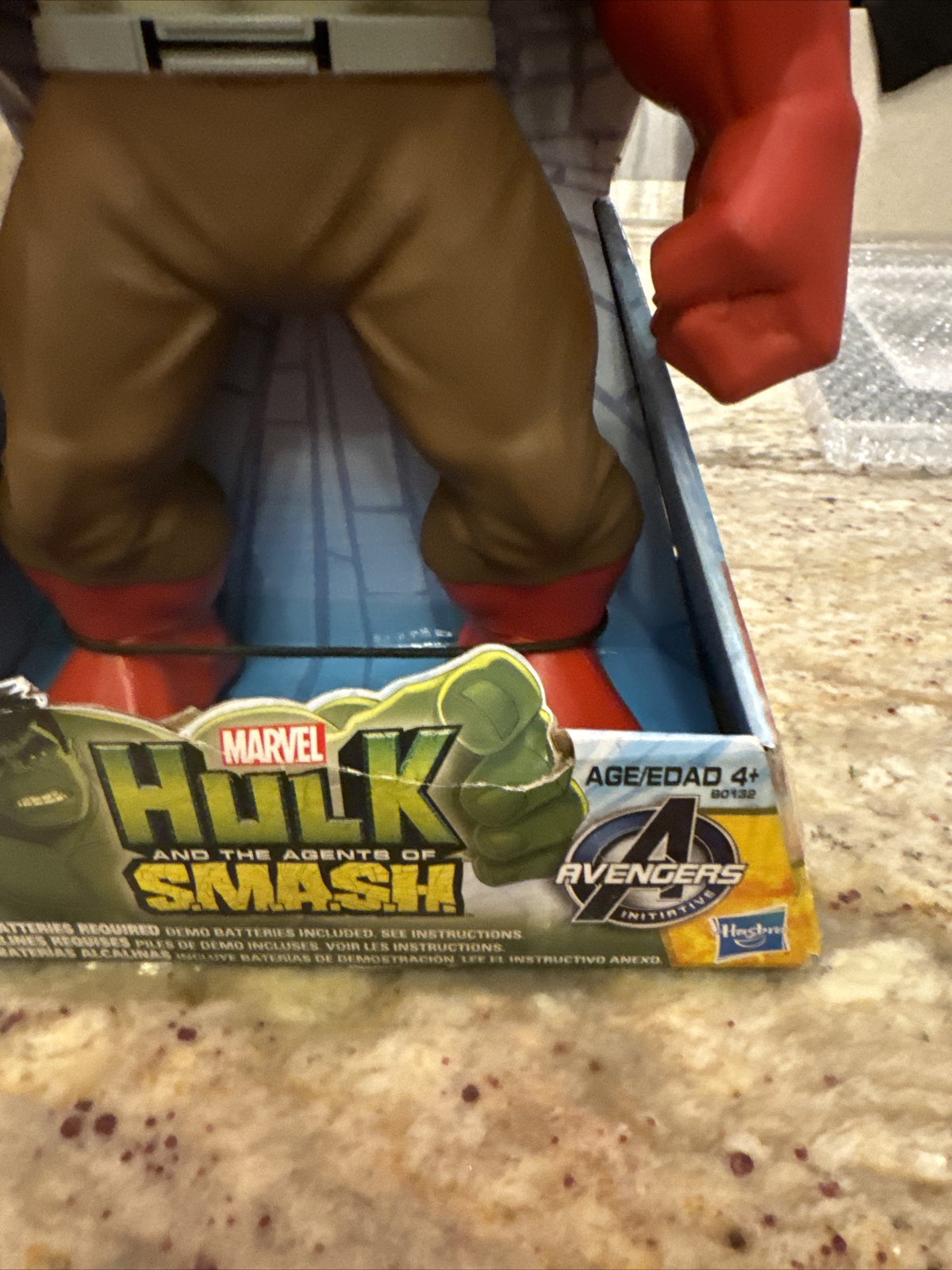 Stan Lee & Lou Ferrigno Signed “Hulk and the Agents of Smash” Red Hulk Figure (P