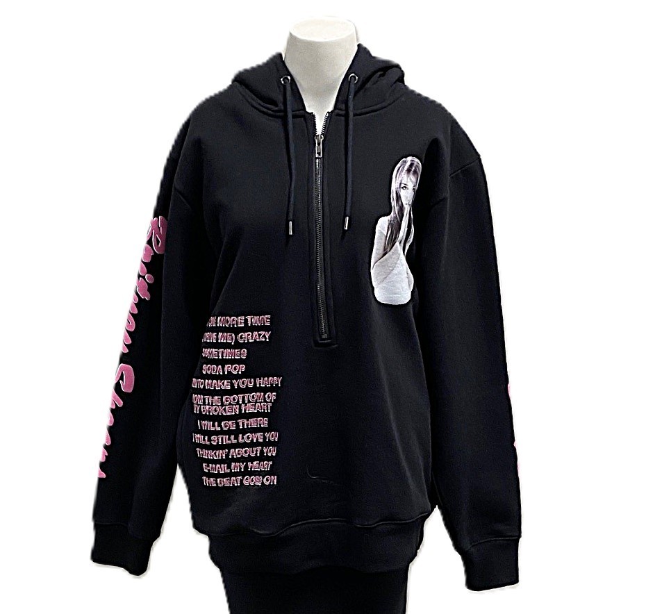 THE HUNDREDS x BRITNEY SPEARS BLACK HOODIE- Size MEDIUM