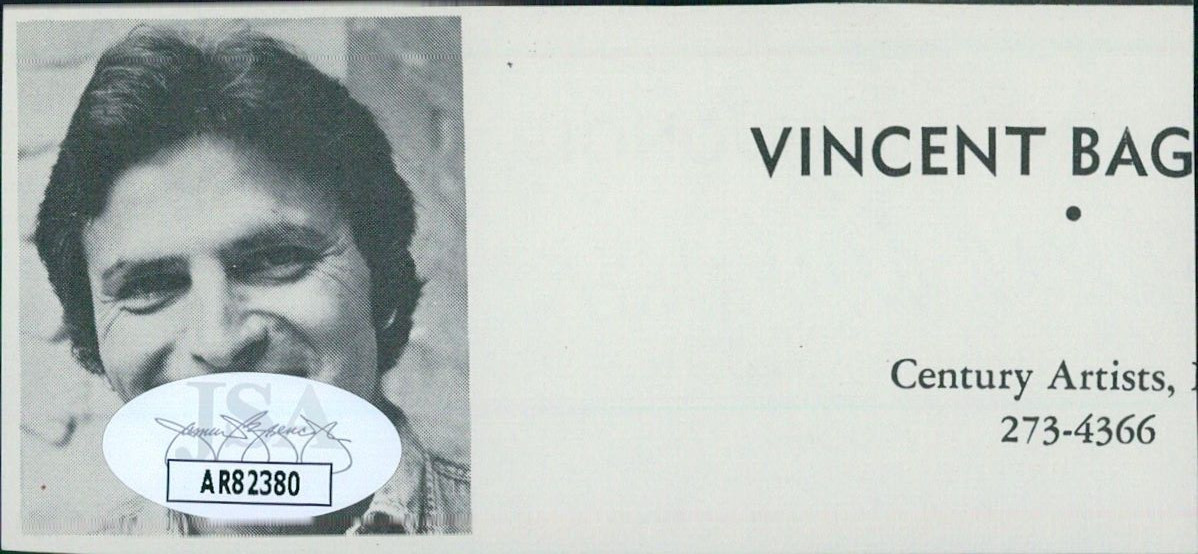 Rene Auberjonois Actor Signed 2×4 Directory Cut JSA Authenticated