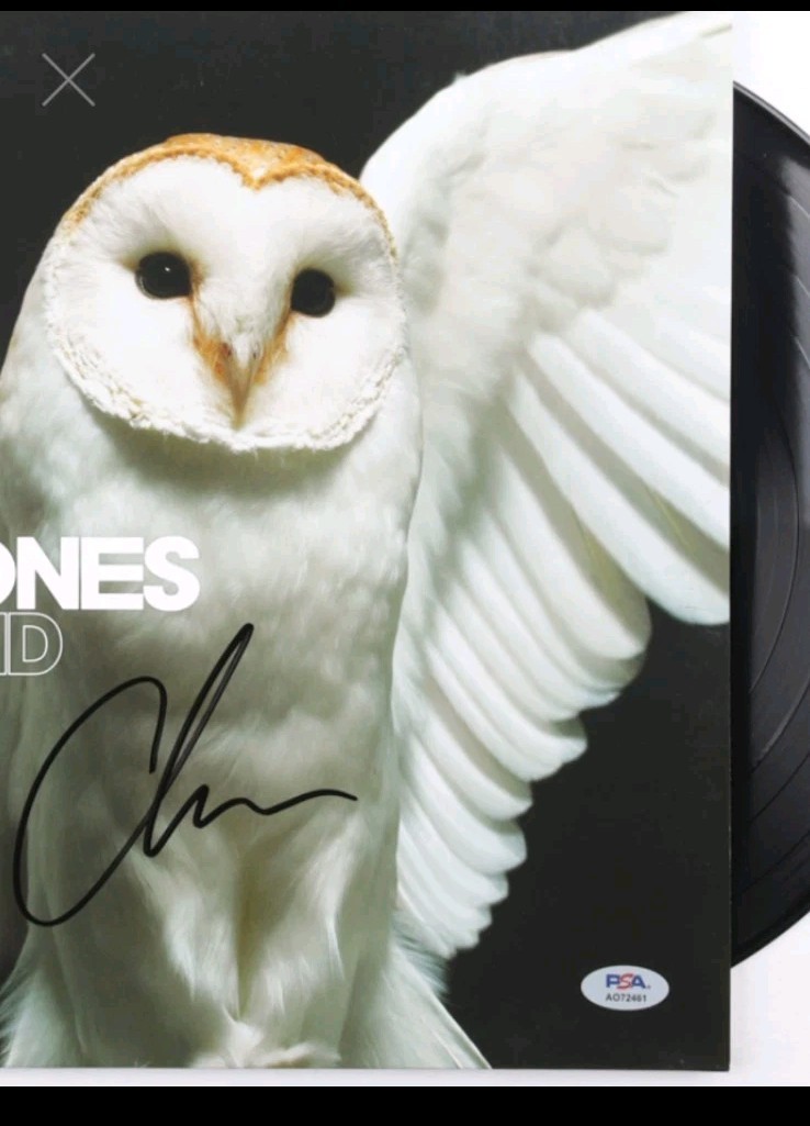 Chino Moreno Deftones Diamond Eyes Signed Vinyl Record LP PSA CERT