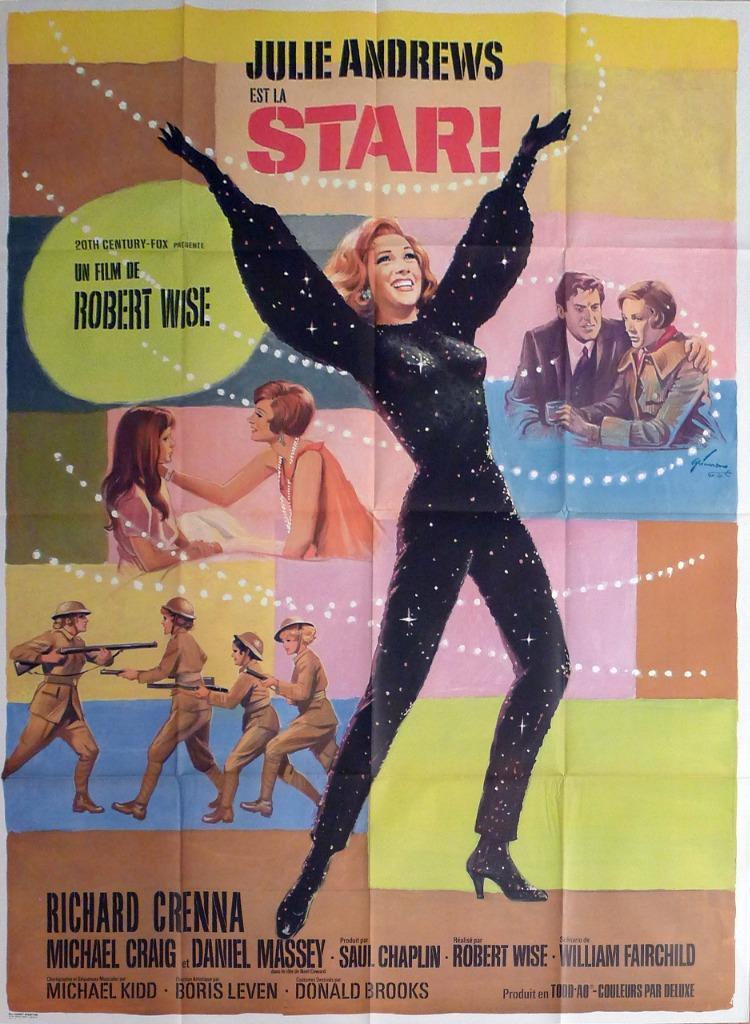 STAR ! – JULIE ANDREWS / WISE / MUSICAL – ORIGINAL LARGE FRENCH MOVIE POSTER