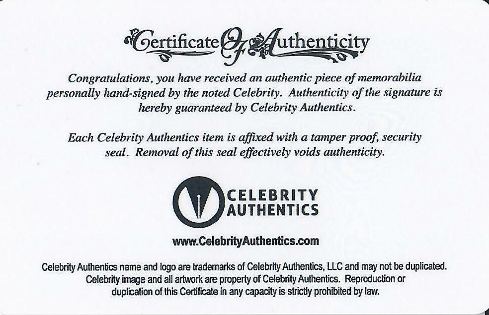 Laura Vandervoort Autographed 3×4 Signed Legendary Cuts Card w/ CA CoA & FSD