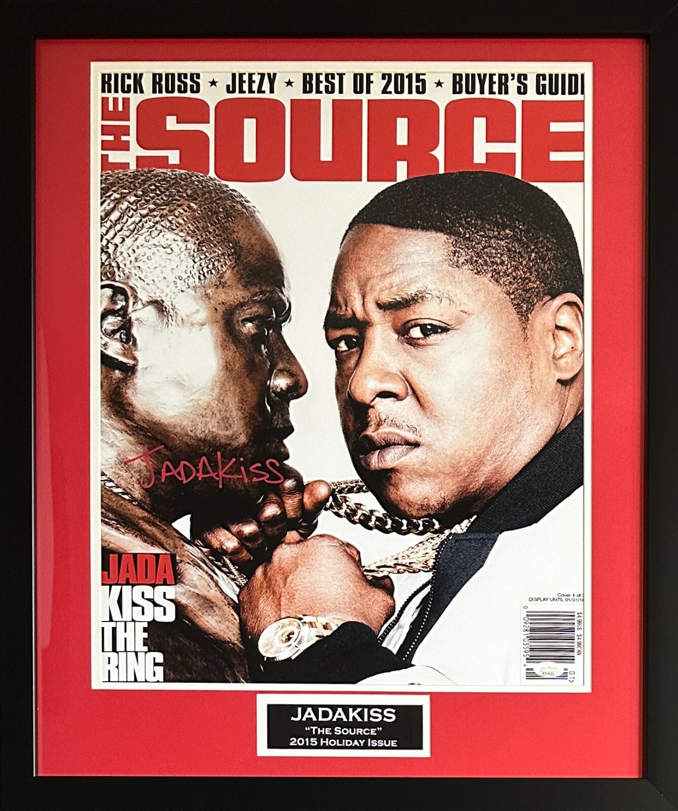 Jadakiss autographed signed framed 16×20 photo JSA COA Jason Philips