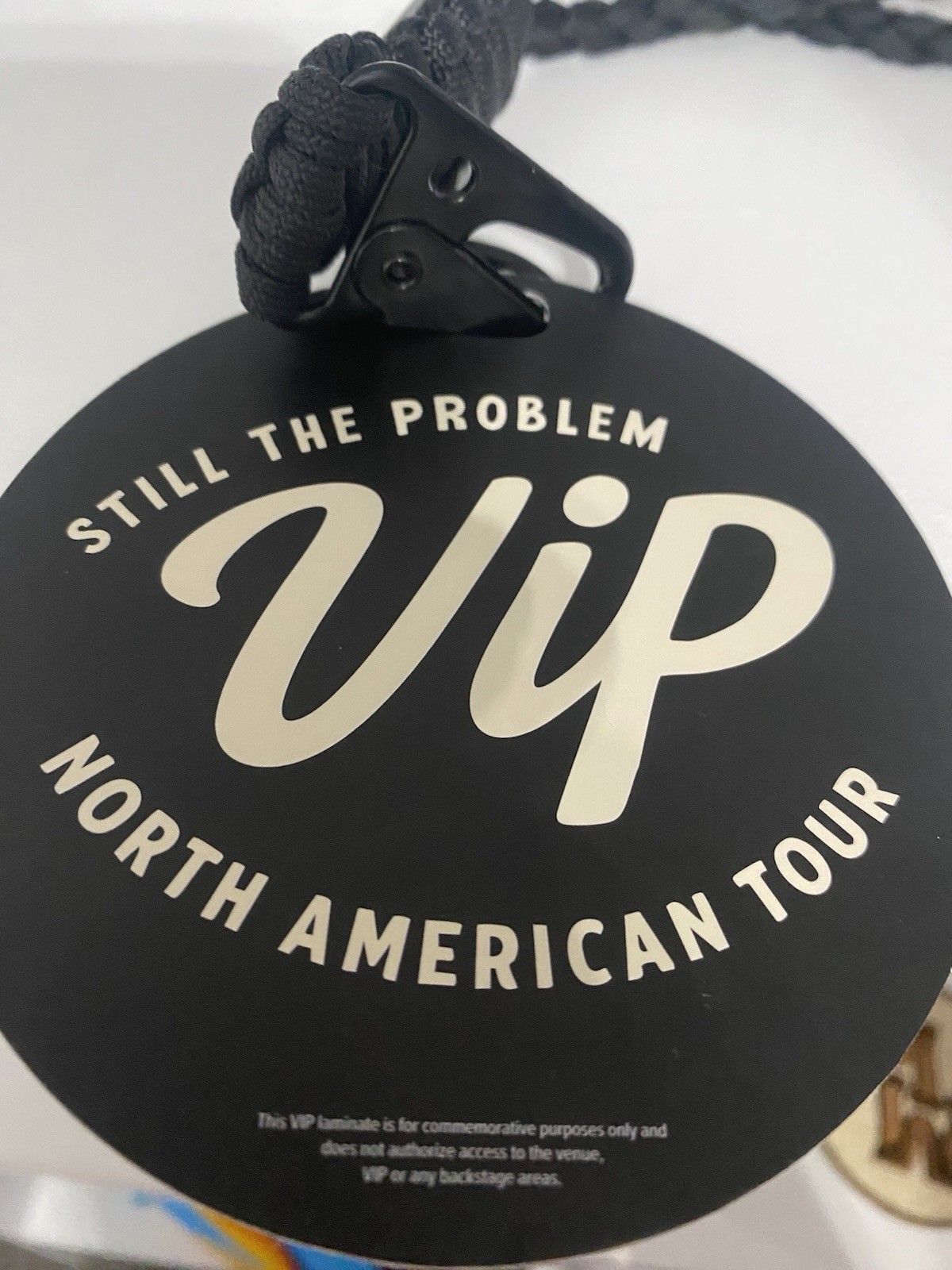 Morgan Wallen Still The Problem OFFICIAL VIP credential/lanyard