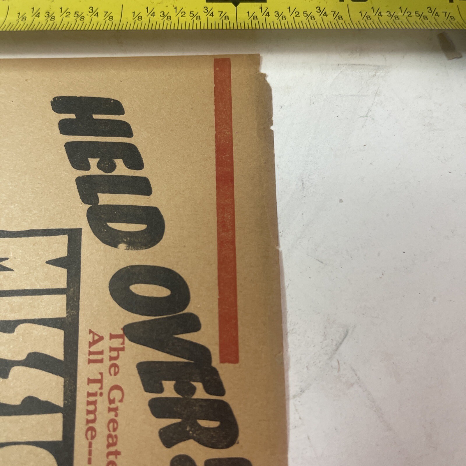 Vintage Movie Advertisement 1935 “ Held Over Mission” Paper Ad