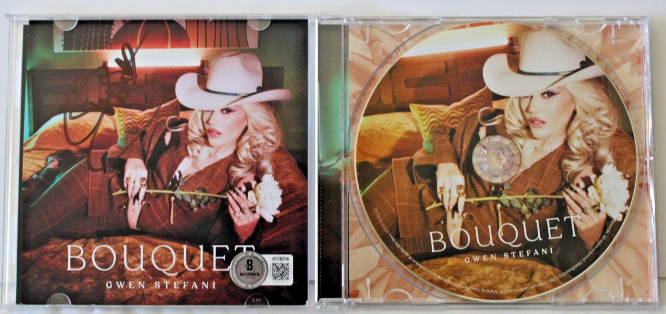 Gwen Stefani Signed “Bouquet” CD • Beckett BT20256 • Signed Insert