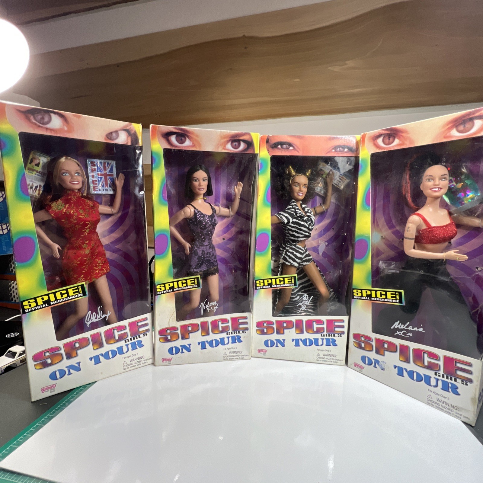 Spice Girls “On Tour” Dolls 1998 Set of 4 In Box