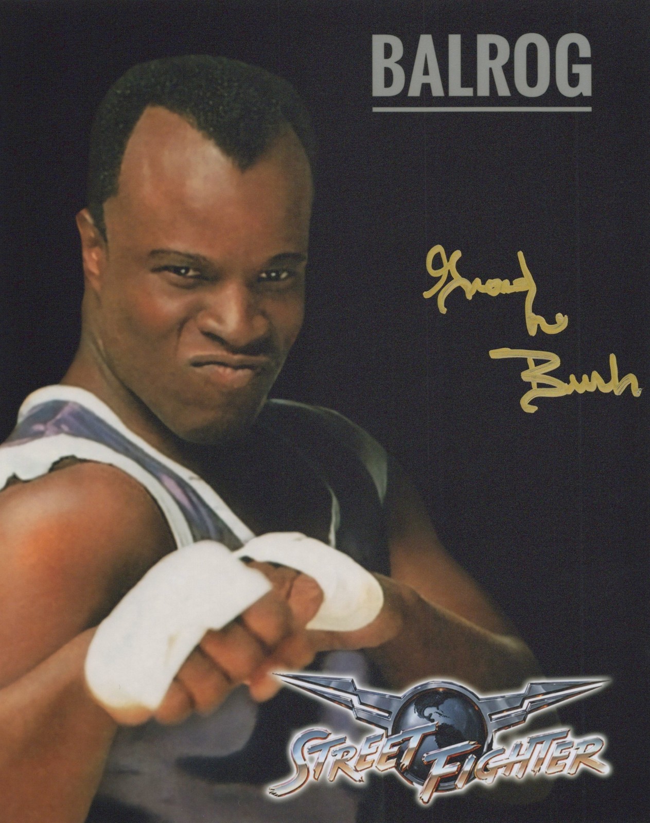 Grand L. Bush autographed 8×10 Photo COA