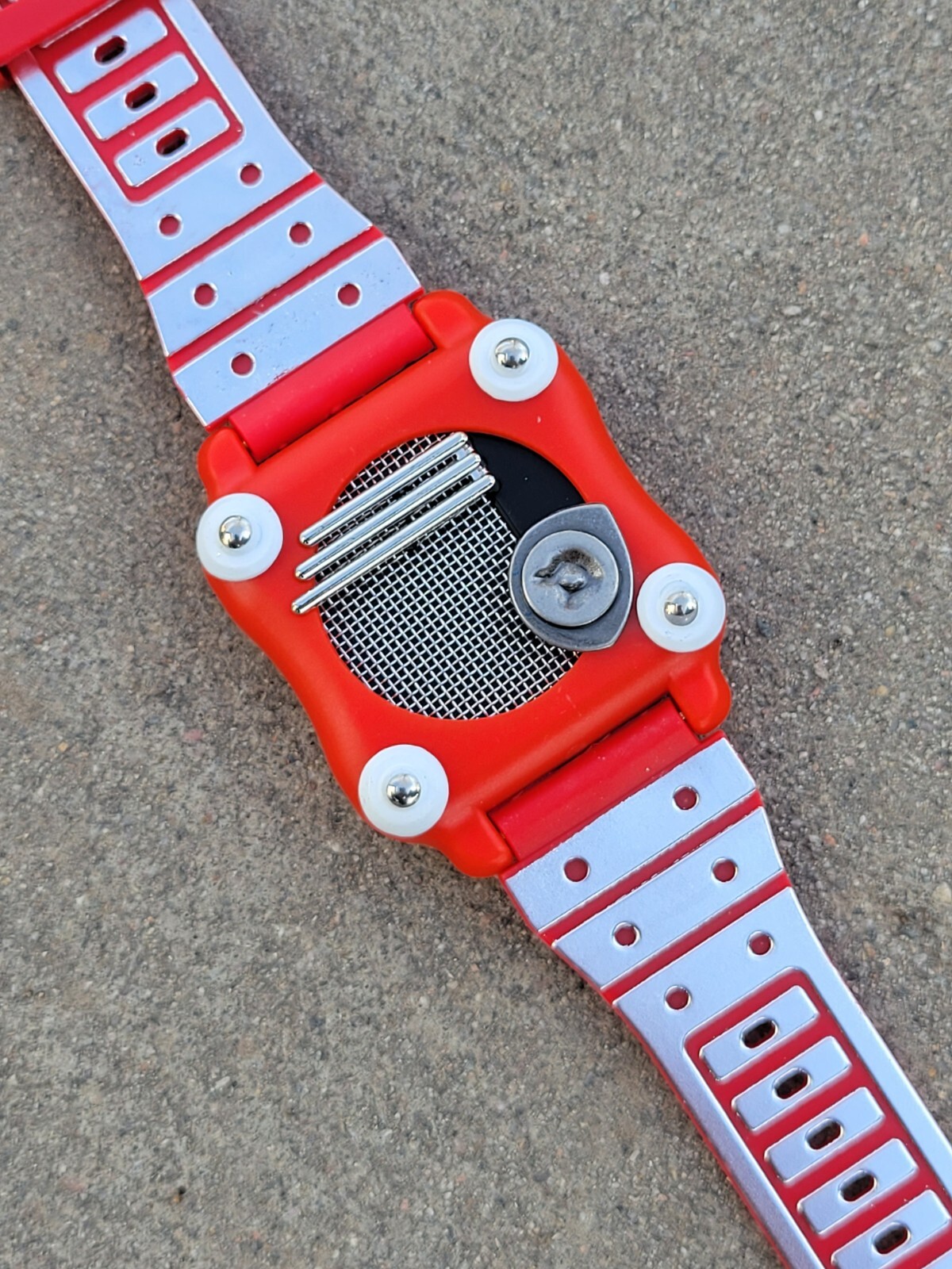 Red Movie Communicator Power Bracelet Prop for Ranger Cosplay Starlight Studio