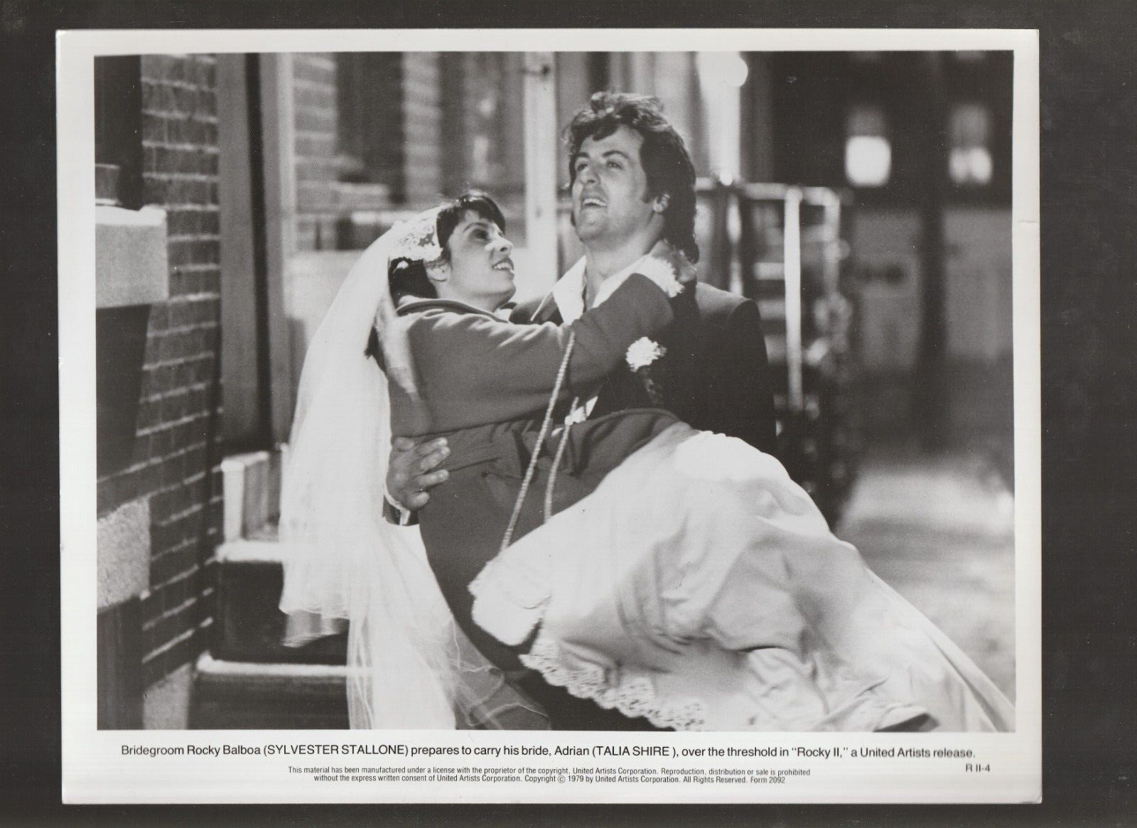 Rocky II 8 x 10 inch promo press kit photo #4 1979