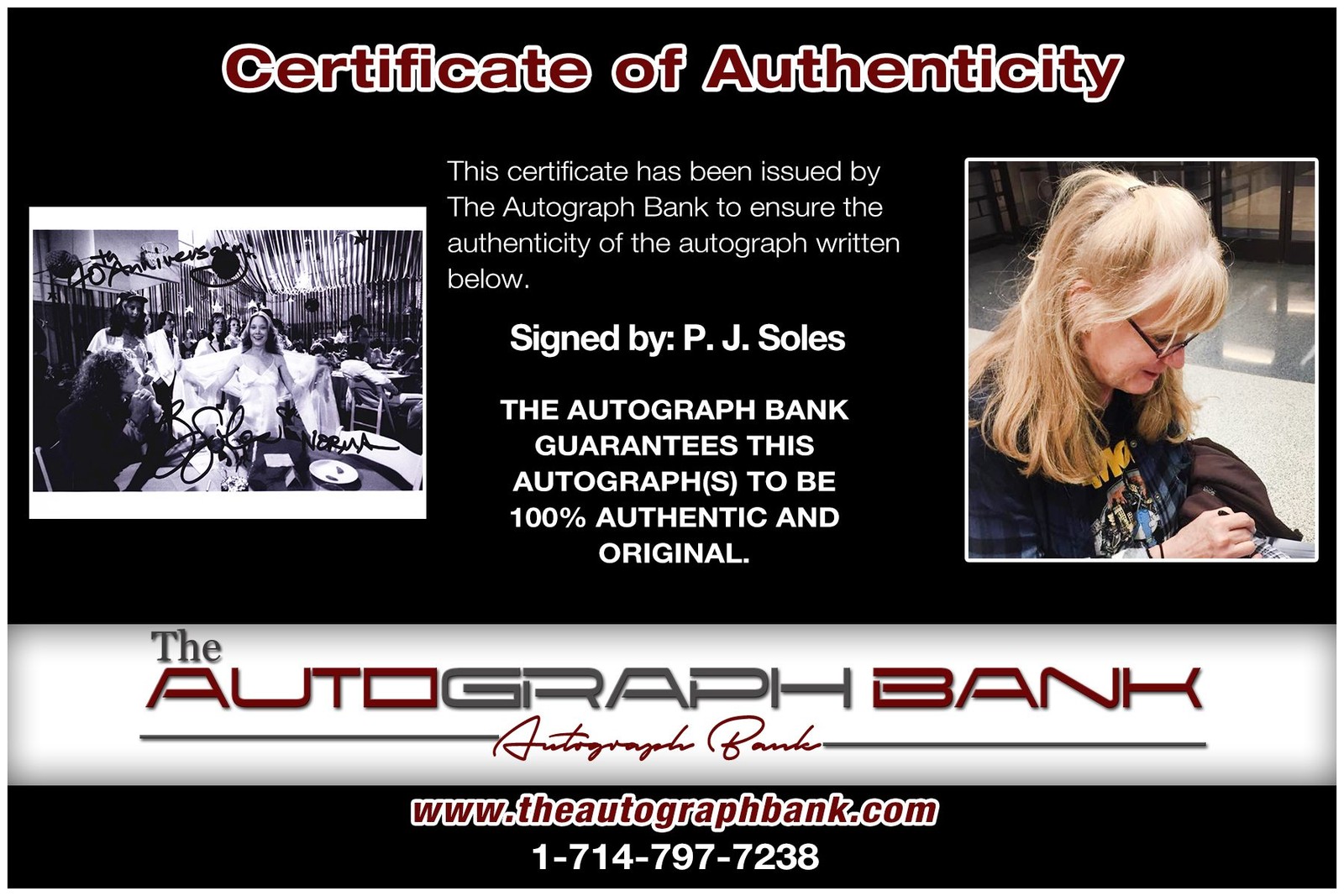 P. J. Soles authentic signed celebrity 8×10 photo W/Cert Autographed A4