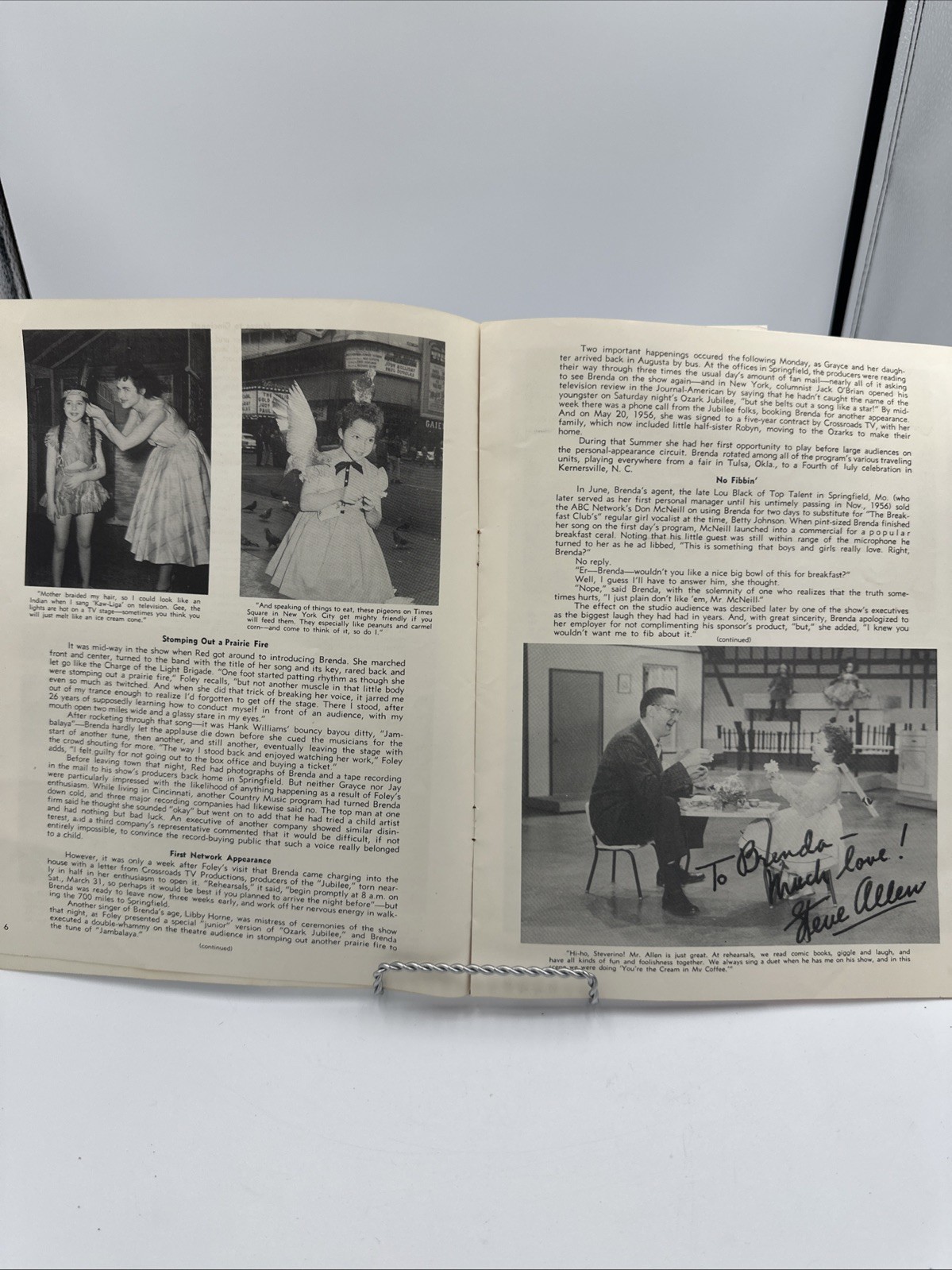 Brenda Lee Souvenir Album 1957 Booklet Vintage Early Career *Signed?*
