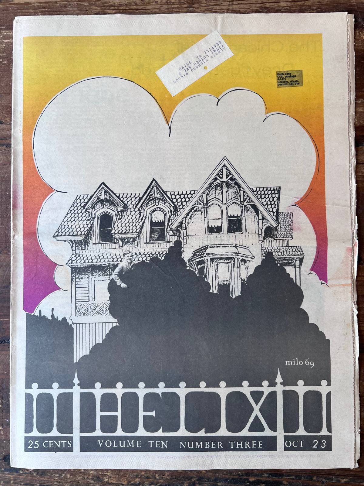 Seattle Helix Counterculture Psychedelic Newspaper Vol.10/3 Tina Turner Spread