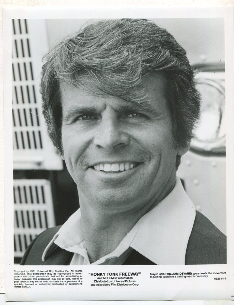 Honky Tonk Freeway 1981 William Devane Press Photo MBX6