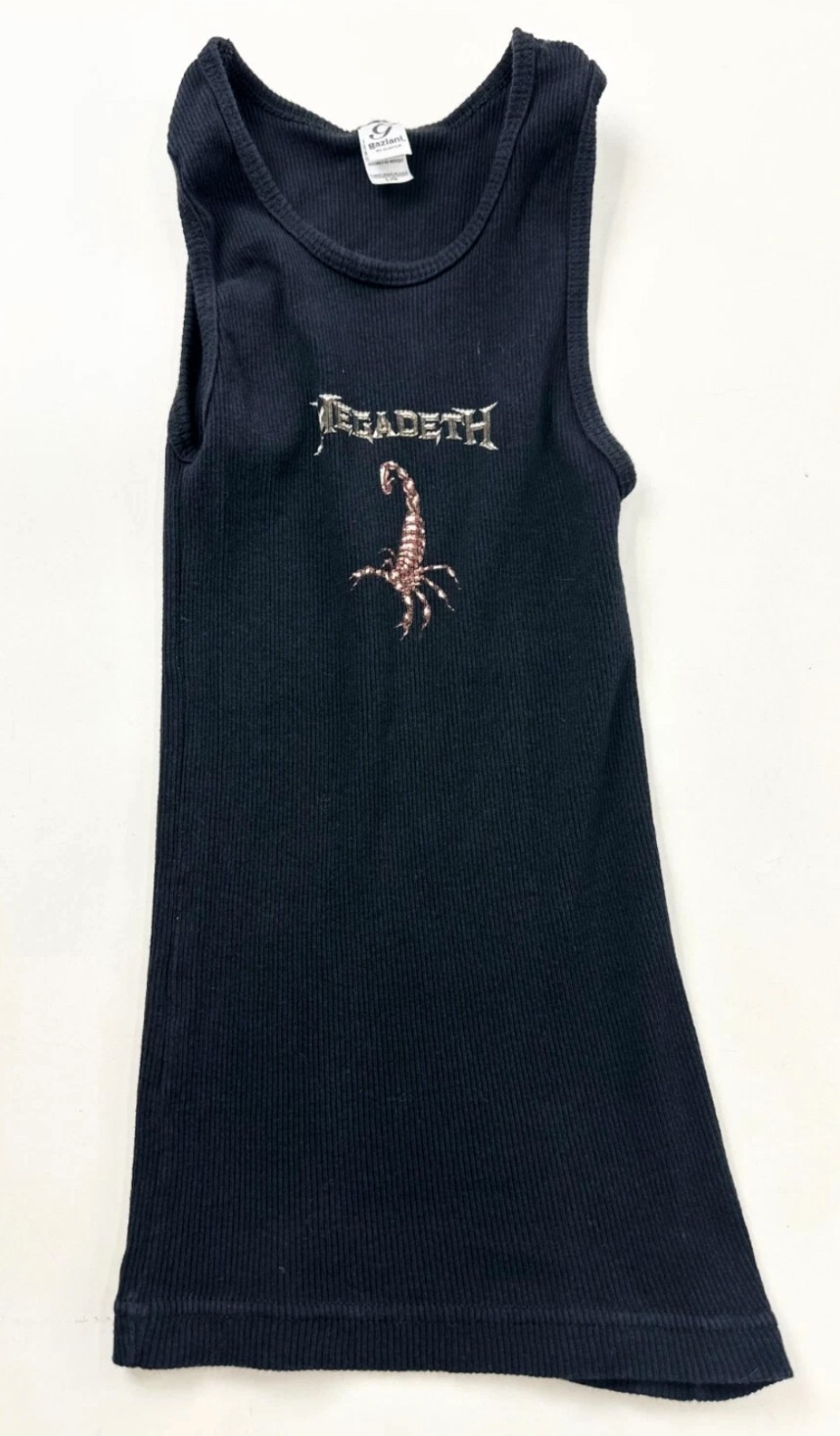MEGADETH The Scorpion 2005 Official Wife Beater Tank Top SZ Medium NEW UNWORN M