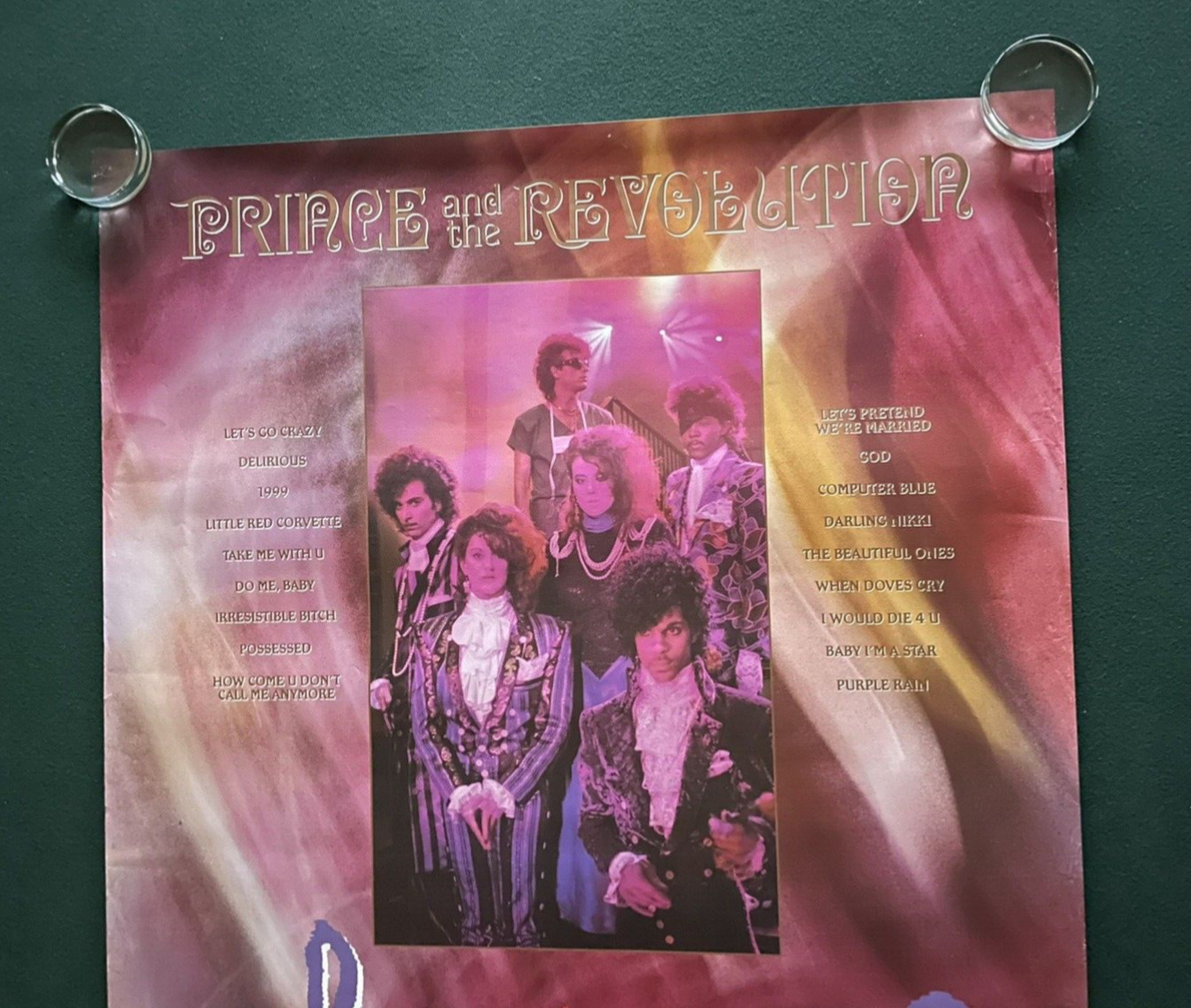 Prince And The Revolution Live ORIGINAL 1985 Record Store Promo Poster 26”X 36”