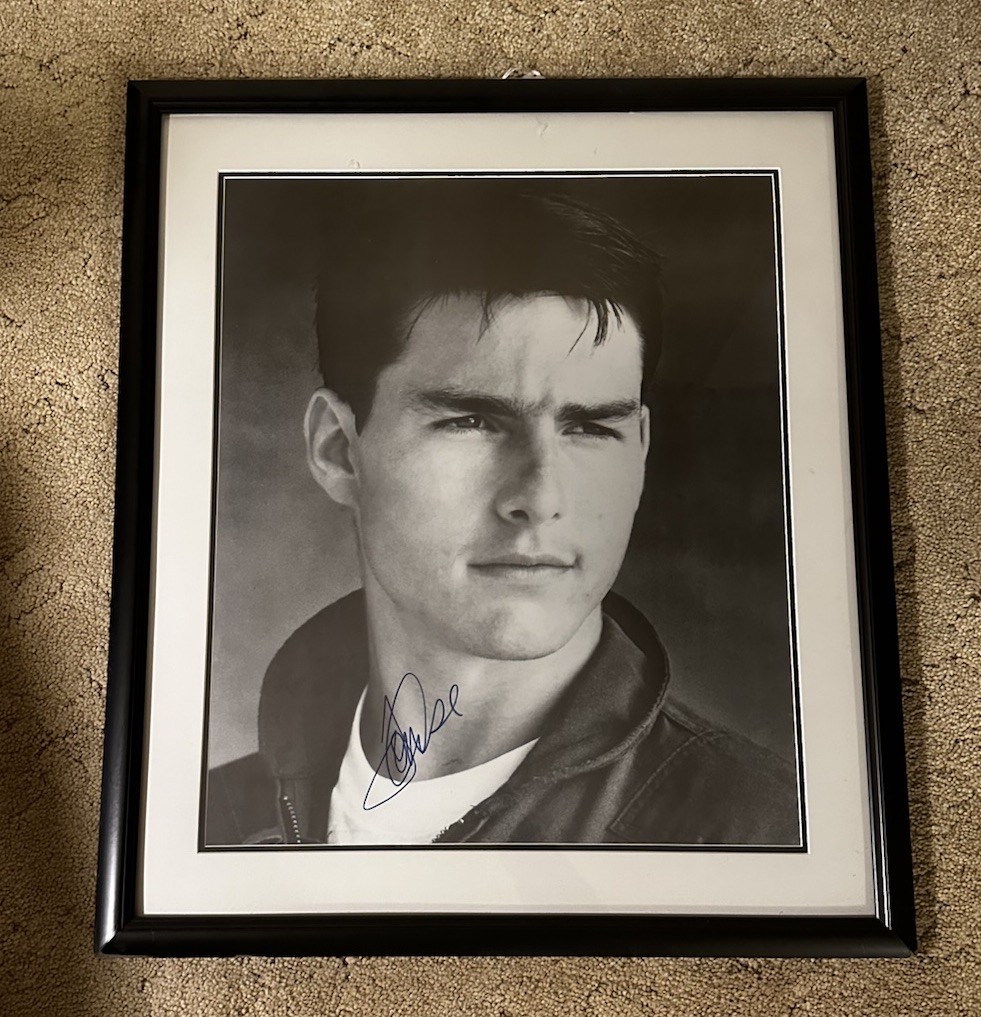 TOM CRUISE SIGNED AUTOGRAPHED BLACK & WHITE PHOTO FRAMED – GALLERY PIECE