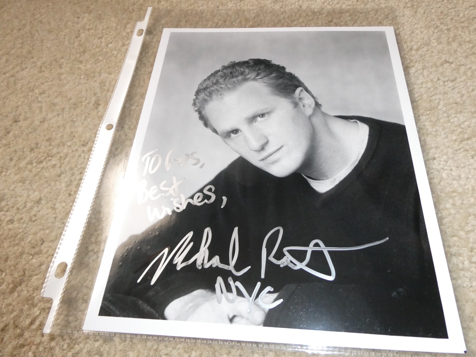 Movie TV Actor Michael Rapaport Signed 10×8 Photo Photograph