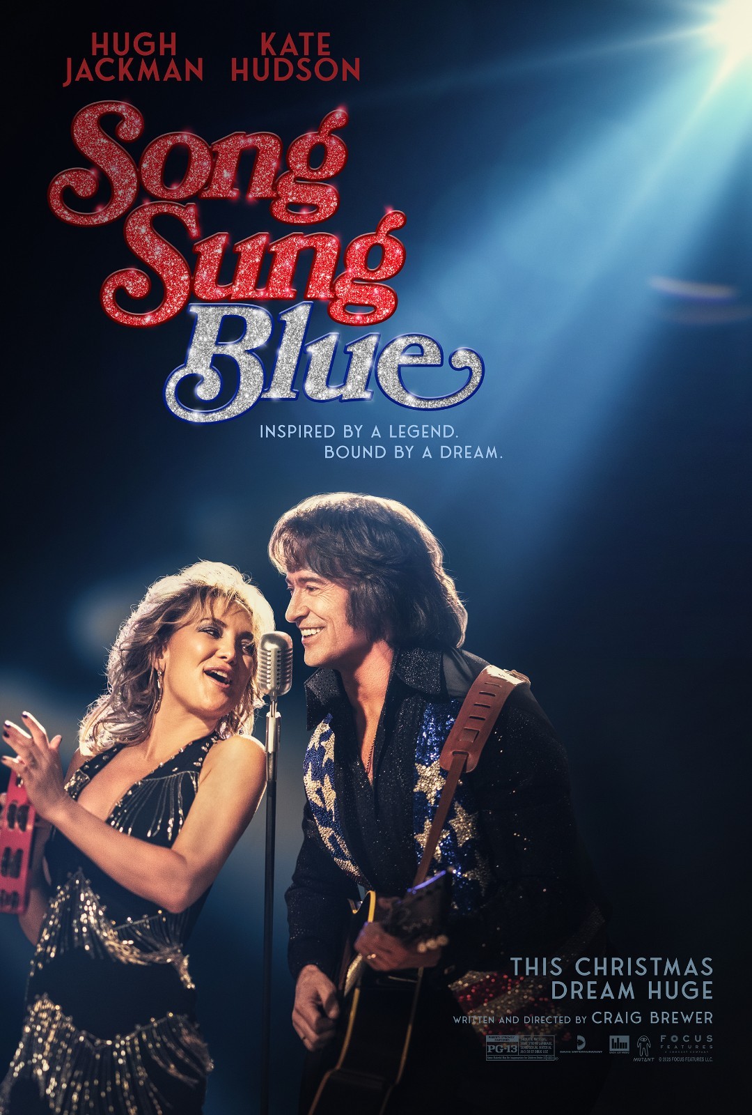 Song Sung Blue movie poster – 11 x 17 inches – Hugh Jackman, Kate Hudson