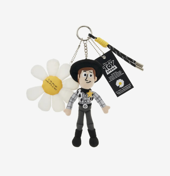 PEACEMINUSONE TOY STORY Official POP-UP THE FIRST FAN Plush Key Ring Woody