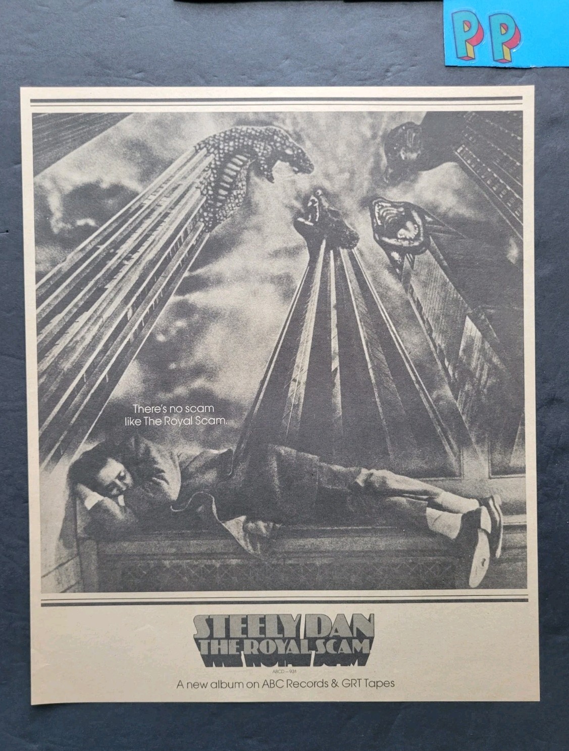 Steely Dan The Royal Scam Album Promo Print Advertisement 1976