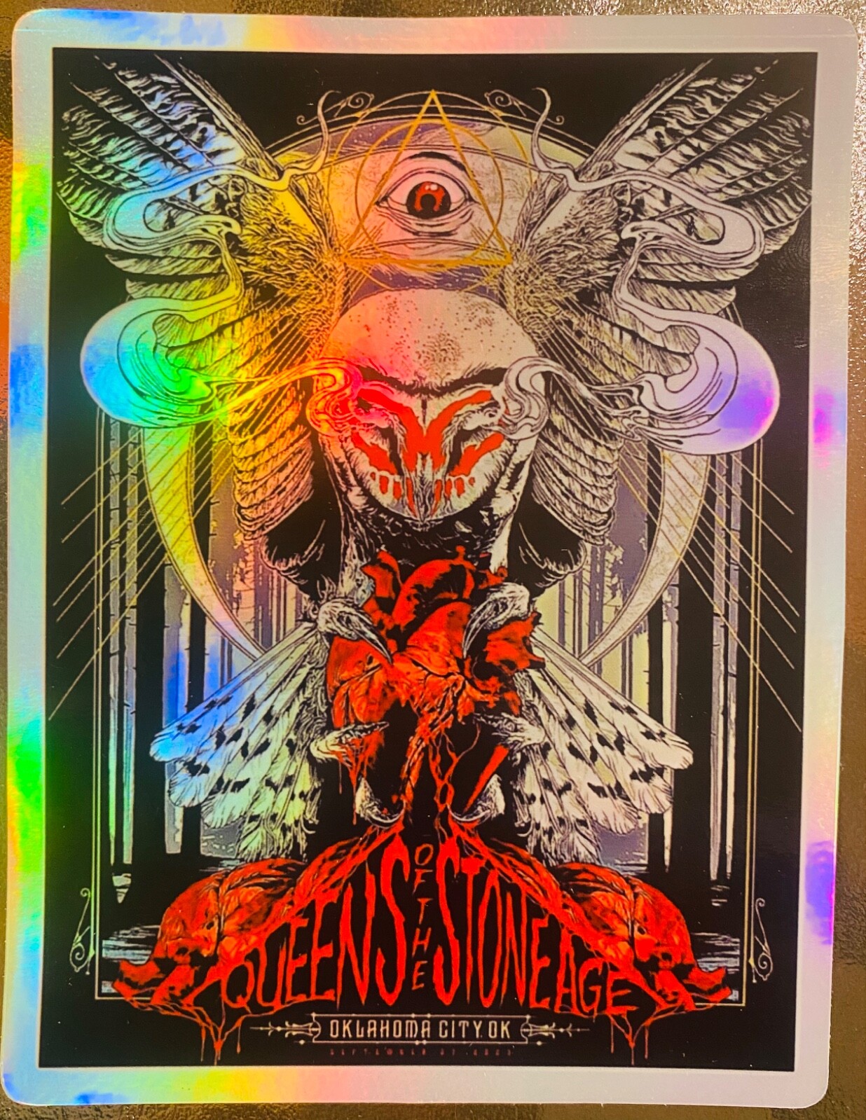 QUEENS OF THE STONE AGE OKLAHOMA CITY STICKER